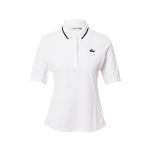 Lacoste Sport Funkční tričko tmavě zelená / bílá