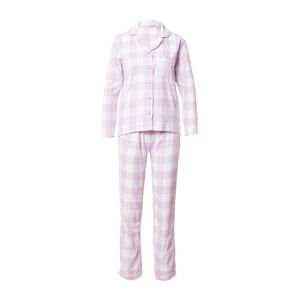 Boux Avenue Pyžamo  pastelová fialová / bílá