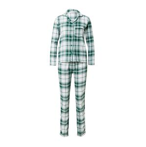 Boux Avenue Pyžamo  zlatá / šedý melír / zelená / bílá