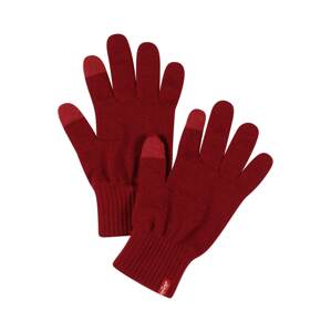 LEVI'S Prstové rukavice  červená / karmínově červené