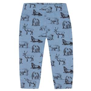 Bruuns Bazaar Kids Kalhoty  modrá / šedý melír
