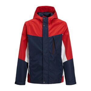 Jack & Jones Junior Funkční bunda 'Logan'  námořnická modř / červená / bílá