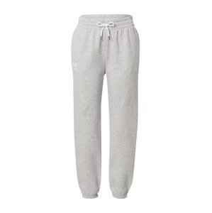 UNDER ARMOUR Sportovní kalhoty  šedý melír / bílá
