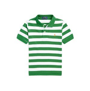Polo Ralph Lauren Tričko trávově zelená / mandarinkoná / bílá