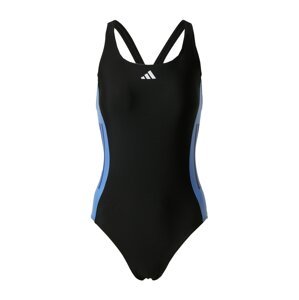 ADIDAS PERFORMANCE Sportovní plavky modrá / černá / bílá