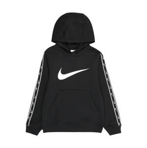 Nike Sportswear Mikina  černá / bílá