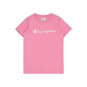 Champion Authentic Athletic Apparel Tričko pink / bílá