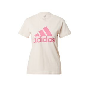 ADIDAS SPORTSWEAR Funkční tričko světle růžová / bílá