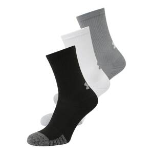 UNDER ARMOUR Sportovní ponožky  šedá / černá / bílá