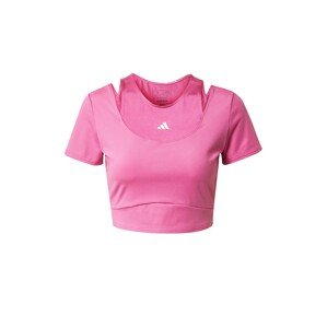 ADIDAS PERFORMANCE Funkční tričko pink / bílá