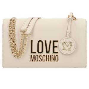 Love Moschino Taška přes rameno  krémová / zlatá