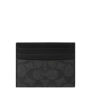 COACH Pouzdro 'glovetanned leather studio shoulder bag'  antracitová / černá