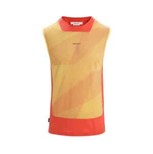 ICEBREAKER Funkční tričko 'ZoneKnit' světle žlutá / oranžová