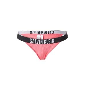 Calvin Klein Swimwear Spodní díl plavek 'Intense Power' pink / černá / bílá