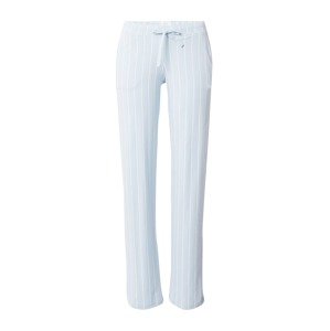 SCHIESSER Pyžamové kalhoty světlemodrá / bílá
