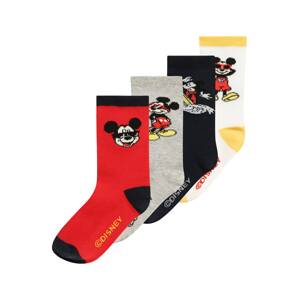 GAP Ponožky 'MICKEY'  šedý melír / červená / černá / bílá