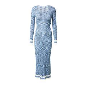 Cotton On Úpletové šaty modrá / námořnická modř / světlemodrá / bílá