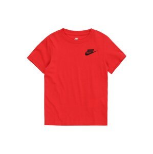 Nike Sportswear Tričko  červená / černá
