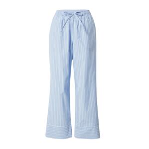 Hunkemöller Pyžamové kalhoty kouřově modrá / bílá