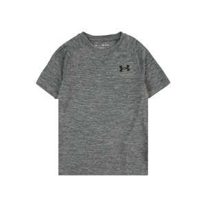 UNDER ARMOUR Funkční tričko šedý melír / černá