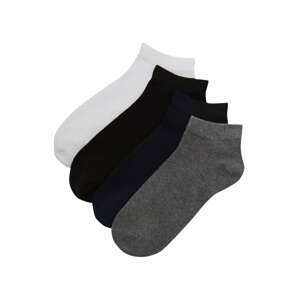 Pull&Bear Ponožky  šedý melír / černá / bílá