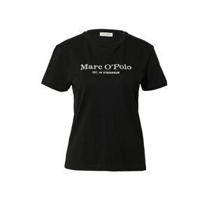 Marc O'Polo Tričko  černá / bílá