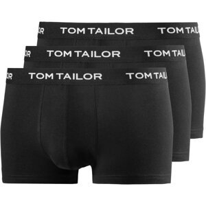 TOM TAILOR Boxerky  černá / bílá