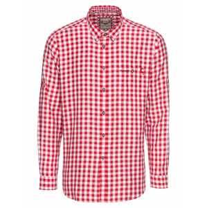 STOCKERPOINT Krojová košile 'Mitchel'  červená / bílá