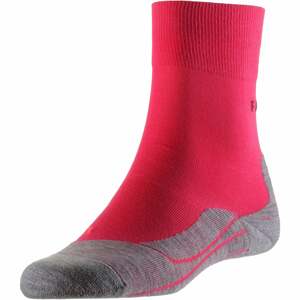FALKE Sportovní ponožky 'RU4'  šedý melír / pink