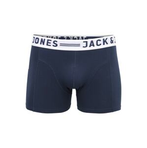 JACK & JONES Boxerky 'Sense' námořnická modř / offwhite