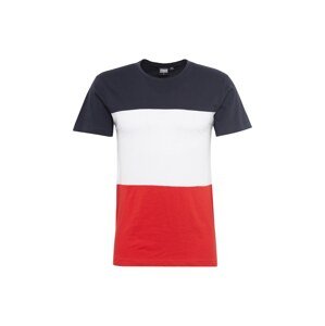 Urban Classics Tričko  námořnická modř / ohnivá červená / bílá