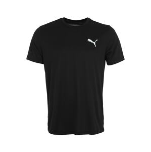 PUMA Funkční tričko 'Ess Active'  černá / bílá