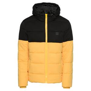 Urban Classics Zimní bunda  žlutá / černá