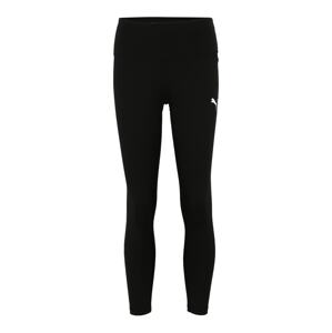 PUMA Sportovní kalhoty 'Active'  černá / bílá