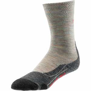 FALKE Sportovní ponožky 'TK2'  velbloudí / šedý melír / černá