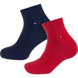Tommy Hilfiger Underwear Ponožky  námořnická modř / ohnivá červená