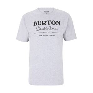 BURTON Funkční tričko 'Durable Goods'  šedá / černá