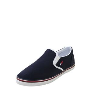 Tommy Jeans Slip on boty  bílá / námořnická modř / červená