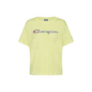 Champion Authentic Athletic Apparel Tričko 'Crewneck T-Shirt'  žlutá