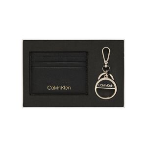 Calvin Klein Geschenkset Kartenetui und Schlüsselanhänger  černá