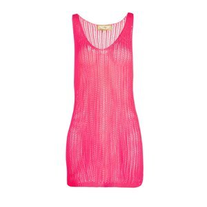 MYMO Plážové šaty  svítivě růžová