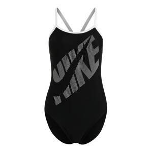 Nike Swim Sportovní plavky  černá / světle šedá