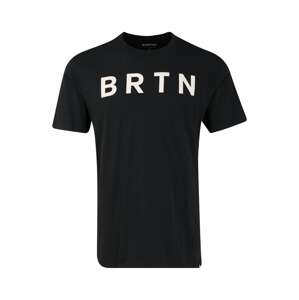 BURTON Tričko 'Men's BRTN Organic Short Sleeve T Shirt'  bílá / černá
