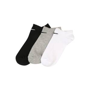 NIKE Sportovní ponožky  šedá / černá / bílá