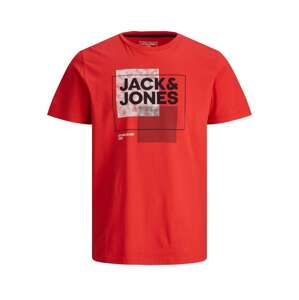 JACK & JONES Tričko  mix barev / grenadina