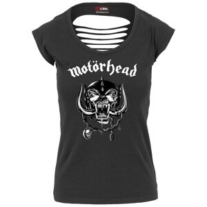 Merchcode Tričko 'Motörhead'  černá / bílá