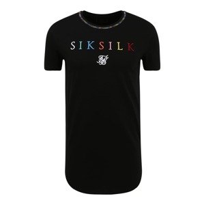 SikSilk Shirt  černá / mix barev