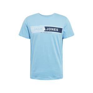 JACK & JONES Shirt 'Codope'  tmavě modrá / světlemodrá / bílá