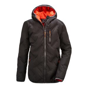 KILLTEC Outdoorová bunda 'Lynge' oranžová / černá