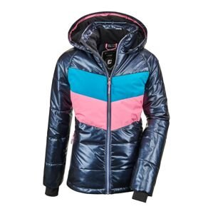 KILLTEC Zimní bunda 'Fiames'  tmavě modrá / světlemodrá / světle růžová